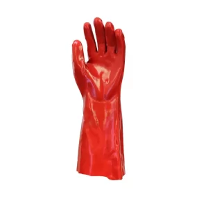 GUANTE PVC ROJO 14"